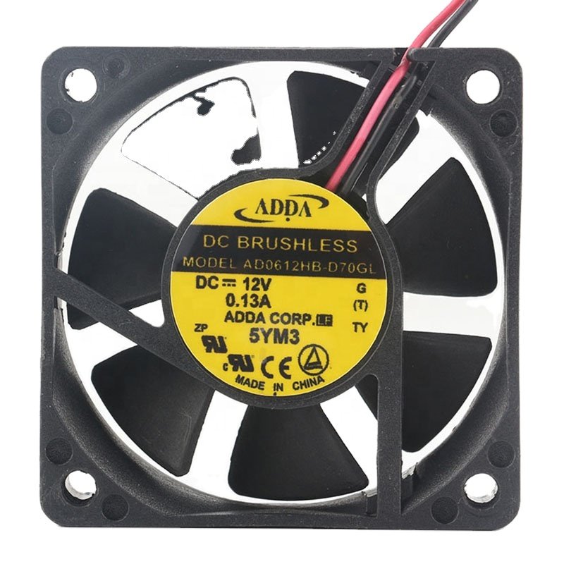ADDA 12V 24V DC12V 0.13A EC AC 60*60*15MM CM 6015 2-wire High-air Volume Inverter Mute AD0612HB-D70GL Cooling Fan